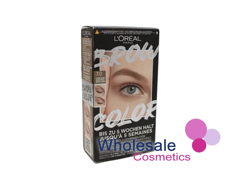 6 x L'Oreal Brow Color Eyebrow Tint - 7.0 DARK BLONDE